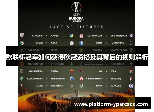 欧联杯冠军如何获得欧冠资格及其背后的规则解析 欧联杯冠军如何获得欧冠资格及其背后的规则解析
