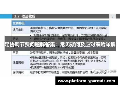足协调节费问题解答集:常见疑问及应对策略详解 足协调节费问题解答集:常见疑问及应对策略详解